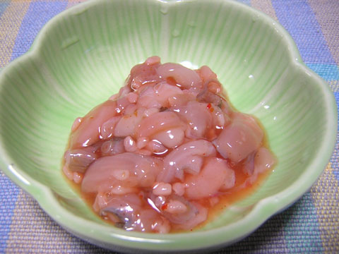 タコの塩辛