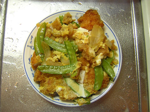 カツとじ完成