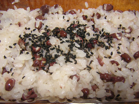 赤飯中身