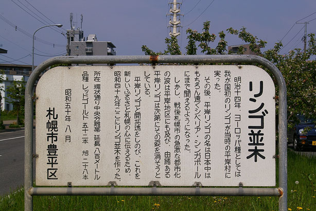 りんご看板