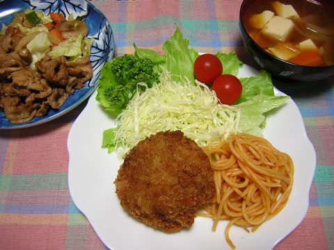 夕食
